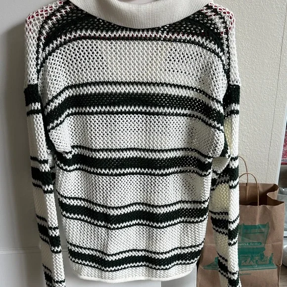 Madewell Open-Stitch Johnny Collar Sweater - Picture 11 of 12